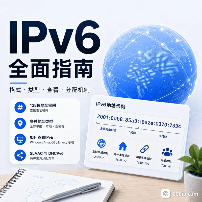 IPv6是什么？IPv6地址格式、类型、查看与分配方式一篇看懂