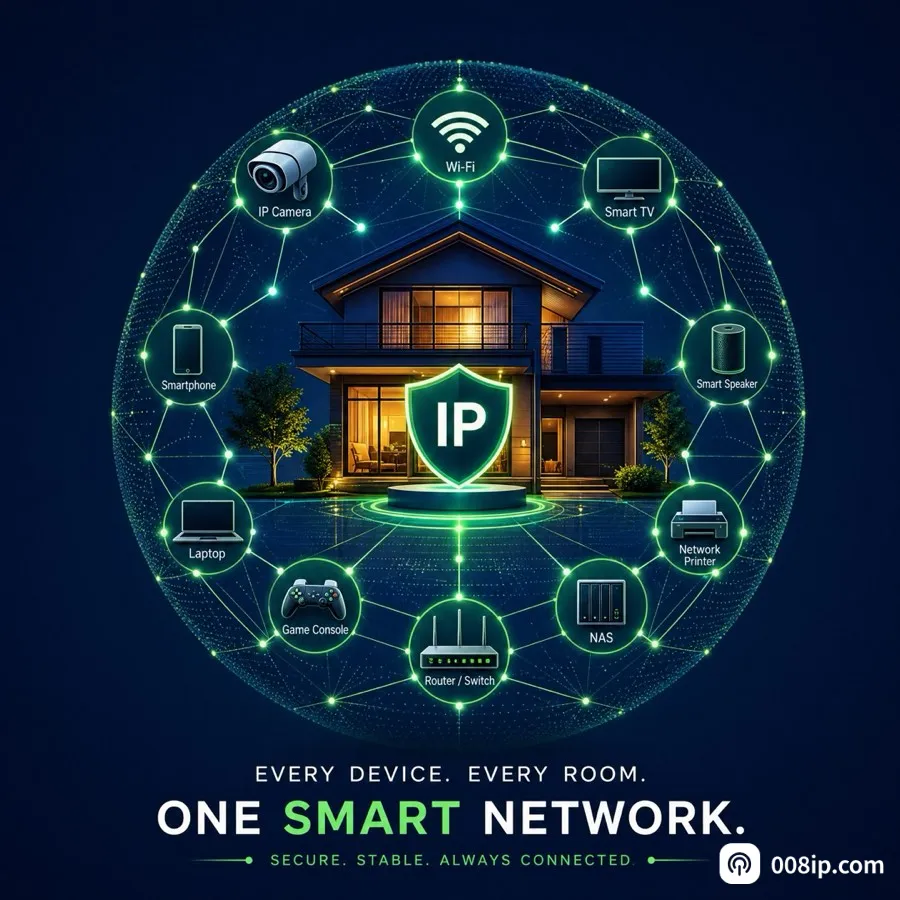 什么是住宅代理 - 008ip.com 封面图