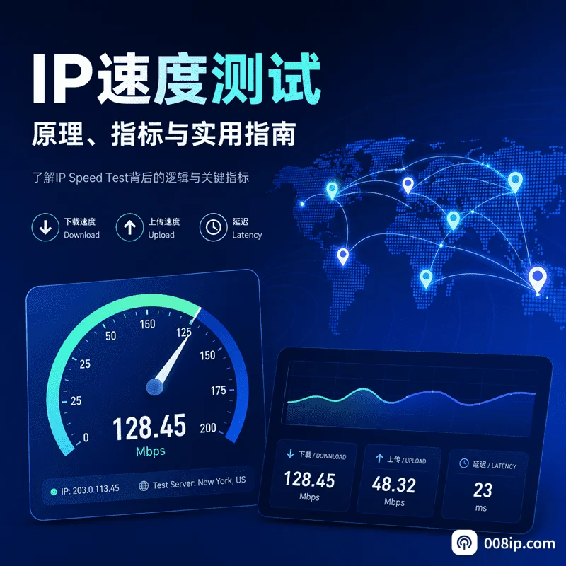 IP测速指南：如何测试并看懂网络性能结果