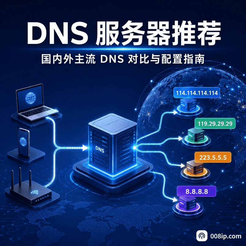 DNS 服务器推荐：114/腾讯/阿里/Google 哪个好？